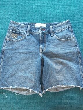 Hollister Light Blue Denim Cutoff Shorts